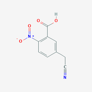 molecular formula C9H6N2O4 B034964 5-(Cyanomethyl)-2-nitrobenzoic acid CAS No. 104825-33-4