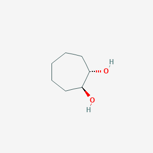molecular formula C7H14O2 B034973 (S,S)-(+)-1,2-Cycloheptanediol CAS No. 108268-27-5