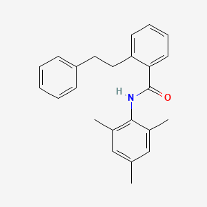 molecular formula C24H25NO B3497540 N-mesityl-2-(2-phenylethyl)benzamide 