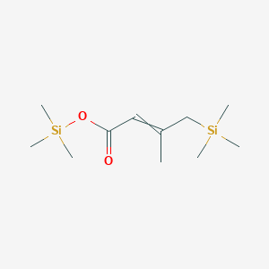 molecular formula C11H24O2Si2 B034984 Trimethylsilyl 3-methyl-4-(trimethylsilyl)but-2-enoate CAS No. 109751-82-8