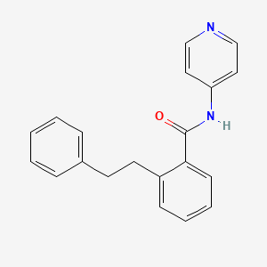 molecular formula C20H18N2O B3499261 2-(2-phenylethyl)-N-pyridin-4-ylbenzamide 