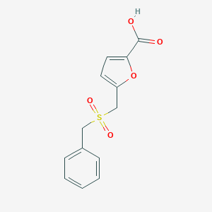 5-[(Benzylsulfonyl)methyl]-2-furoic acid