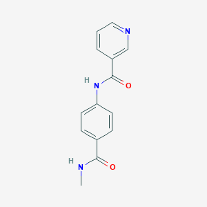 N-{4-[(methylamino)carbonyl]phenyl}nicotinamide