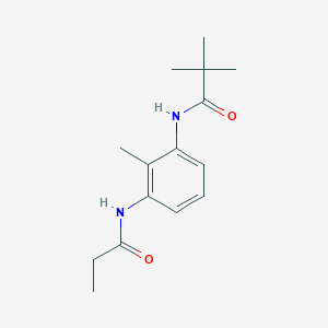 2,2-dimethyl-N-[2-methyl-3-(propionylamino)phenyl]propanamide