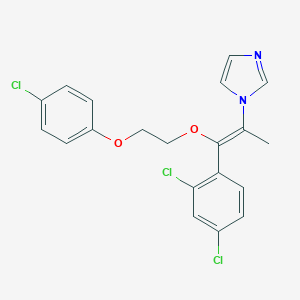 molecular formula C20H17Cl3N2O2 B034995 Omoconazole CAS No. 105102-19-0