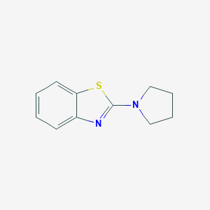 molecular formula C11H12N2S B034998 2-(Pyrrolidin-1-yl)benzo[d]thiazole CAS No. 19983-29-0