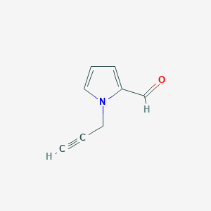 molecular formula C8H7NO B035001 1-(Prop-2-yn-1-yl)-1H-pyrrole-2-carbaldehyde CAS No. 104501-02-2
