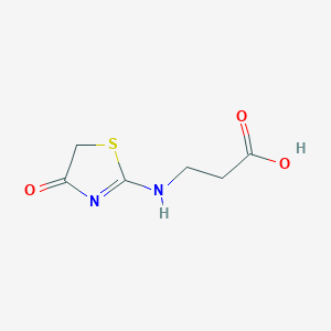 3-(4-Oxo-4,5-dihydro-thiazol-2-ylamino)-propionic acid