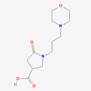 1-(3-Morpholin-4-yl-propyl)-5-oxo-pyrrolidine-3-carboxylic acid