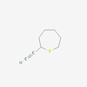 molecular formula C8H12S B035003 2-Ethynylthiepane CAS No. 108277-05-0