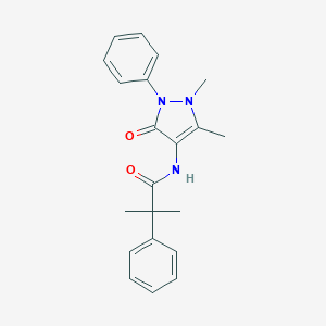 N-(1,5-dimethyl-3-oxo-2-phenyl-2,3-dihydro-1H-pyrazol-4-yl)-2-methyl-2-phenylpropanamide