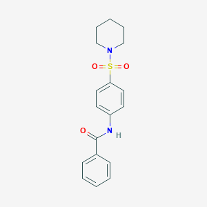 N-[4-(1-piperidinylsulfonyl)phenyl]benzamide