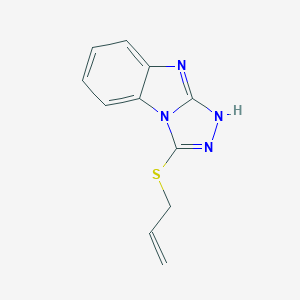 3-(allylthio)-9H-[1,2,4]triazolo[4,3-a]benzimidazole