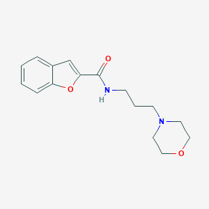 molecular formula C16H20N2O3 B350253 N-(3-morpholin-4-ylpropyl)-1-benzofuran-2-carboxamide CAS No. 326610-55-3