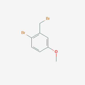 molecular formula C8H8Br2O B035038 2-溴-5-甲氧基苄基溴 CAS No. 19614-12-1