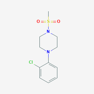 molecular formula C11H15ClN2O2S B350431 1-(2-Chlorophenyl)-4-(methylsulfonyl)piperazine CAS No. 150557-75-8