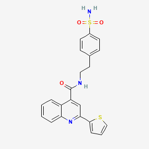 molecular formula C22H19N3O3S2 B3504415 ROS kinases-IN-2 