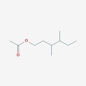 molecular formula C10H20O2 B035054 3,4-Dimethylhexyl acetate CAS No. 108419-32-5