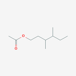 molecular formula C10H20O2 B035054 Acetic acid, C7-9-branched alkyl esters, C8-rich CAS No. 108419-32-5