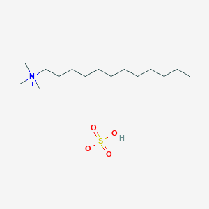 molecular formula C15H35NO4S B035079 Dodecyltrimethylammonium hydrogen sulfate CAS No. 103999-25-3