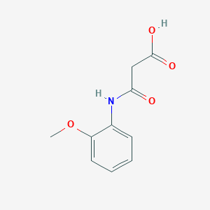 molecular formula C10H11NO4 B3508696 N-(2-Methoxy-phenyl)-malonamic acid 