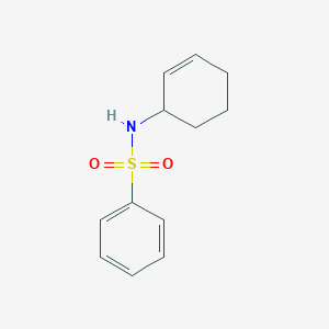molecular formula C12H15NO2S B035087 N-(cyclohex-2-en-1-yl)benzenesulfonamide CAS No. 108223-53-6
