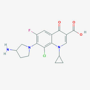 molecular formula C17H17ClFN3O3 B000351 Clinafloxacin CAS No. 105956-97-6