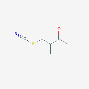 2-Methyl-3-oxobutyl thiocyanate