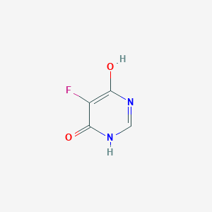 molecular formula C4H3FN2O2 B035119 5-Fluoropyrimidine-4,6-diol CAS No. 106615-61-6