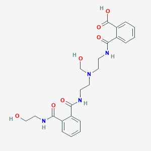 2-(((2-((2-((2-(((2-Hydroxyethyl)amino)carbonyl)benzoyl)amino)ethyl)(hydroxymethyl)amino)ethyl)amino)carbonyl)benzoic acid