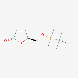 2(5H)-Furanone, 5-[[[(1,1-dimethylethyl)dimethylsilyl]oxy]methyl]-, (S)-