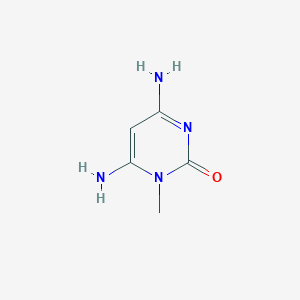 molecular formula C5H8N4O B351326 4,6-diamino-1-methyl-2(1H)-pyrimidinone CAS No. 45742-60-7