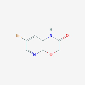 molecular formula C7H5BrN2O2 B035133 7-Bromo-1H-pyrido[2,3-b][1,4]oxazin-2(3H)-one CAS No. 105544-36-3
