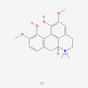molecular formula C20H24ClNO4 B035136 Magnoflorine, chloride CAS No. 6681-18-1