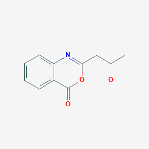 molecular formula C11H9NO3 B351373 2-(2-Oxo-propyl)-benzo[D][1,3]oxazin-4-one CAS No. 34797-29-0