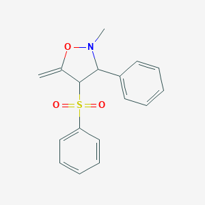 2-Methyl-5-methylene-3-phenyl-4-(phenylsulfonyl)isoxazolidine