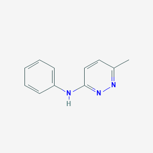 molecular formula C11H11N3 B351544 6-methyl-N-phenylpyridazin-3-amine CAS No. 99843-93-3
