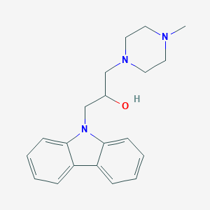 molecular formula C20H25N3O B351547 1-(9H-carbazol-9-yl)-3-(4-methylpiperazin-1-yl)propan-2-ol CAS No. 307340-58-5