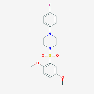 molecular formula C18H21FN2O4S B351565 1-[(2,5-Dimethoxyphenyl)sulfonyl]-4-(4-fluorophenyl)piperazine CAS No. 325812-09-7