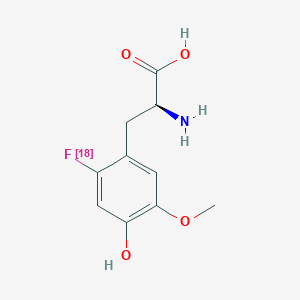 molecular formula C10H12FNO4 B035158 3-O-Methyl-6-fluoro-dopa CAS No. 107257-16-9