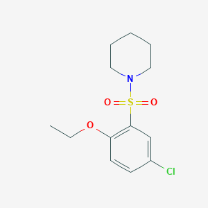 molecular formula C13H18ClNO3S B351582 1-(5-Chloro-2-ethoxyphenyl)sulfonylpiperidine CAS No. 312526-12-8