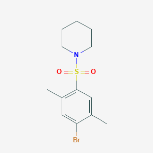 molecular formula C13H18BrNO2S B351592 1-(4-Bromo-2,5-dimethylphenyl)sulfonylpiperidine CAS No. 459175-65-6