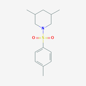 molecular formula C14H21NO2S B351593 3,5-Dimethyl-1-[(4-methylphenyl)sulfonyl]piperidine CAS No. 349397-07-5