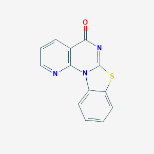molecular formula C13H7N3OS B351616 11-Thia-1,3,9-triazatetracyclo[8.7.0.02,7.012,17]heptadeca-2(7),3,5,9,12,14,16-heptaen-8-one CAS No. 85678-80-4