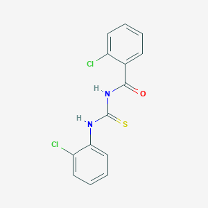 2-chloro-N-[(2-chlorophenyl)carbamothioyl]benzamide