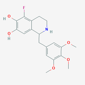 molecular formula C19H22FNO5 B035164 5-Fluorotrimetoquinol CAS No. 104716-88-3