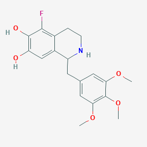 5-Fluoro-1,2,3,4-tetrahydro-1-((3,4,5-trimethoxyphenyl)methyl)-6,7-isoquinolinediol