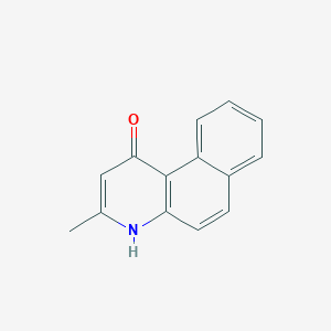 molecular formula C14H11NO B351681 3-Methylbenzo[f]quinolin-1-ol CAS No. 58596-46-6