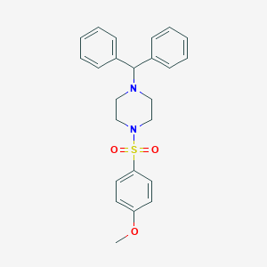 molecular formula C24H26N2O3S B351691 1-Benzhydryl-4-(4-methoxyphenyl)sulfonylpiperazine CAS No. 359023-54-4