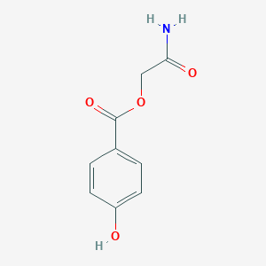 molecular formula C9H9NO4 B351696 (2-Amino-2-oxoethyl) 4-hydroxybenzoate CAS No. 59721-12-9